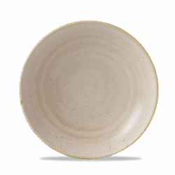 Stonecast Nutmeg Cream dyb tallerken 24,8 cm, Churchill