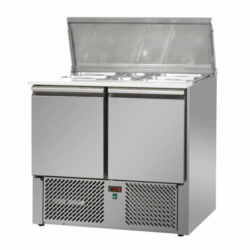 Saladette med stor brønd 2 låger, TECNODOM SL02EKO