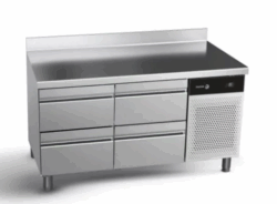 CCP-2G HH NS, Kølebord med 2 skuffesektioner (UDEN BAGKANT)