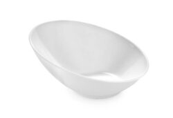 Melamin skål i hvid trekantet Ø21 cm, Pujadas