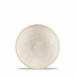 Stonecast Nutmeg Cream dyb tallerken 18 cm, Churchill