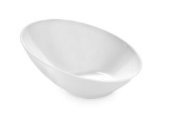 Melamin skål i hvid trekantet Ø36 cm, Pujadas