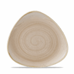 Stonecast Nutmeg Cream trekantet tallerken 19 cm, Churchill