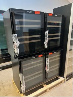 vinkøleskab fra Gastrowine demomodel- 14 dages garanti. Du kan tilkøbe 12 mdr. for 799 kr.