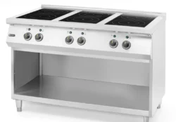 Induktionskogebord med 6 blus 3x 3500w og 3x 5000w i alt 25,5KW, Hendi