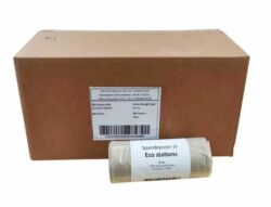 Affaldsposer til affaldsstationer 60x85 50L kasse m/25 ruller á 10 stk, Minatol