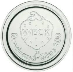 Weck glaslåg Ø8 cm