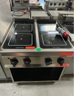 Glaskeramisk kogebord fra Bertos 900 serie,brugt - 14 dages garanti. Du kan tilkøbe 12 mdr. for 799 kr.