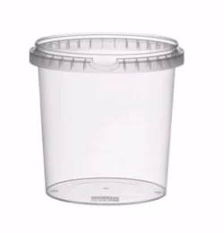 Plastspand i klar 1180 ml u/håndtag