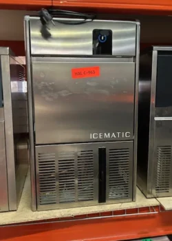 isterningemaskine fra icematic, brugt- 14 dages garanti. Du kan tilkøbe 12 mdr. for 799 kr.