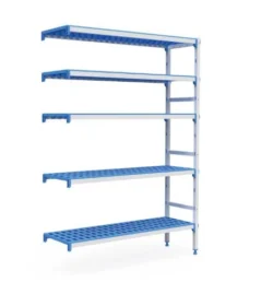 Køle-/fryserumsreol m/5 hylder vinkelmodul 905 x 385 x 1750 mm, Pujadas
