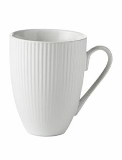 Groovy stoneware kop i hvid 30 CL