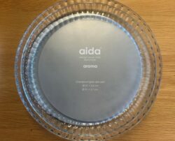 Aroma Gastro ovnfast fad/serveringsfad i glas sæt á 2 stk Ø27 + Ø31 cm (PARTIVARER)