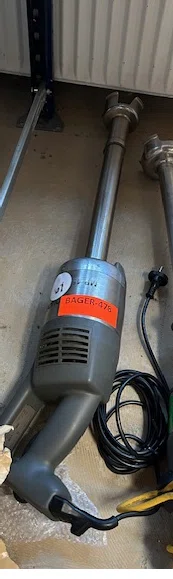 stavblender fra Robot coupe mp 45 brugt - 14 dages garanti. Du kan tilkøbe 12 mdr. for 799 kr.