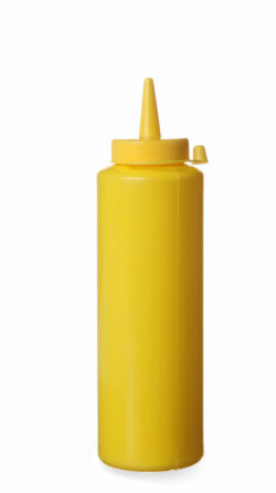 Sprøjteflaske / Plastikflaske i gul 0,35L, Hendi