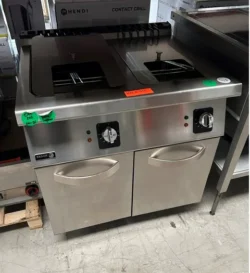 elektrisk friture fra Fagor med 2x15 liter kar, brugt