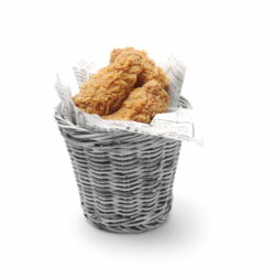 Snackkurv i grå eller sort Ø13x(h)11 cm, Hendi