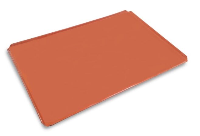 Bageplade 65x53(dobbelt GN mål) silikonebelægning (lille kant)