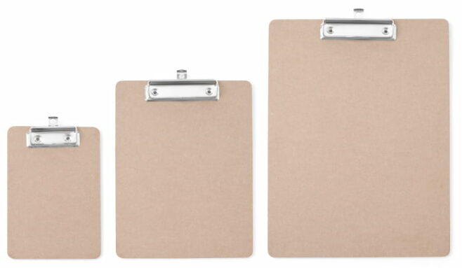 Menu clipboard, Hendi in several sizes