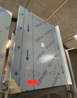 stålbord 1000x700x700, brugt - 14 dages garanti. Du kan tilkøbe 12 mdr. for 799 kr.