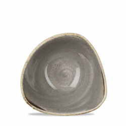 Stonecast Peppercorn Grey trekantet skål 15,3 cm, Churchill