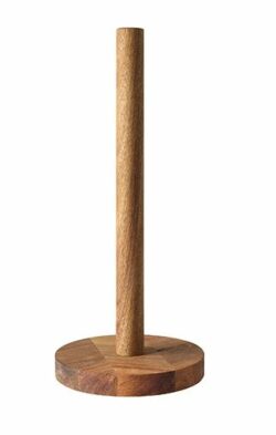 Køkkenrulleholder i akacietræ (h)30,5 cm