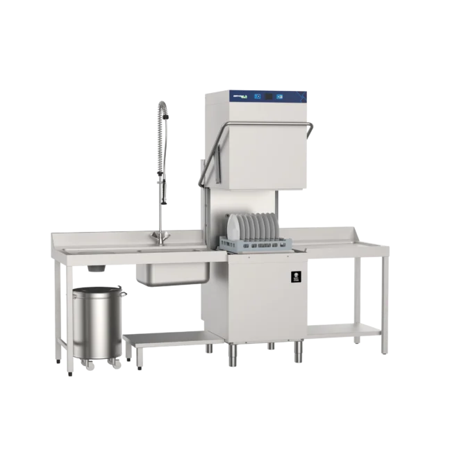 Hætteopvaskemaskine m/ Automatisk hætteløft og TouchDisplay RIVER PLUS 483DL, Elettrobar