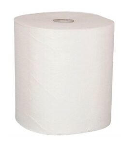 Aftørringspapir mini (1 lags) 120m x 20 cm Ø13,5 cm (1 rulle), Abena (udgået)