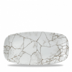 Studio Prints Kintsugi Agate Grey oblong 29,8 x 15,3 cm, Churchill