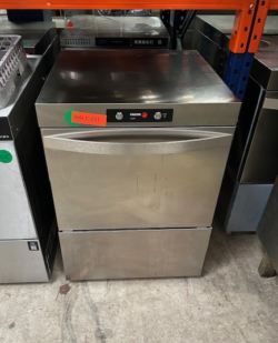 Fagor underbordsopvasker model co-500 uden drænpumpe, brugt - 14 dages garanti. Du kan tilkøbe 12 mdr. for 799 kr.