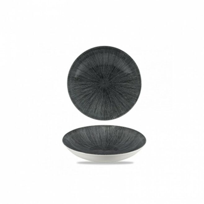 Studio Prints Agano Black dyb tallerken 25cm, Chuchill