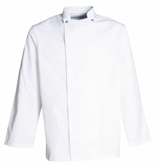 Take Away unisex kokkejakke m/lange ærmer i hvid, str. XL, Nybo