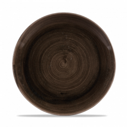 Stonecast Patina Iron Black flad tallerken 26 cm, Churchill