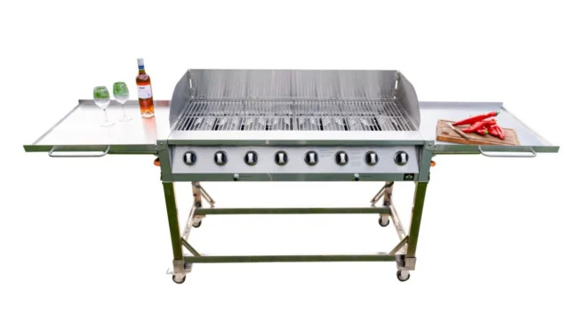 Gasgrill 8 med plads til 2 gasflasker