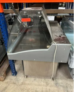 tecfrigo køledisk 130cm bred, brugt - 14 dages garanti. Du kan tilkøbe 12 mdr. for 799 kr.