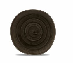 Stonecast Patina Iron Black organic flad tallerken 21 cm, Churchill