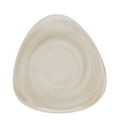 Stonecast Canvas Natural trekantet flad tallerken 22,9 cm, Churchill