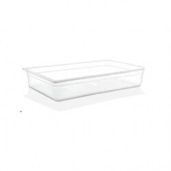 Gastrobakke i frosted plast 1/1 100 mm