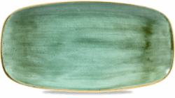 Stonecast Samphire Green oblong 35,5 x 18,9 cm, Churchill