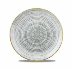 Studio Prints Stone Grey flad tallerken 26 cm, Churchill