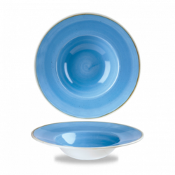 Stonecast Cornflower Blue pastatallerken 24 cm, churchill