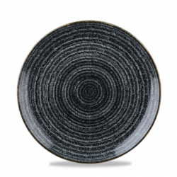 Studio Prints Charcoal Black flad tallerken 21,7 cm, Churchill