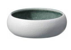Goro hvid/grøn skål Ø16,5 cm, Finedine