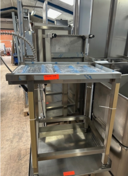 tørrebord med valser, 800x600x850 med krog til opvasker - 14 dages garanti. Du kan tilkøbe 12 mdr. for 799 kr.