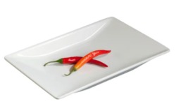 Melaminfad i hvid 32x21x(h)3 cm