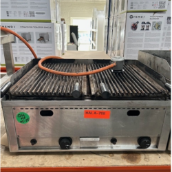 dobbelt lavastensgrill, brugt