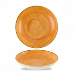 Stonecast Tangerine dyb tallerken 18 cm, Churchill