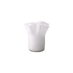 Tulip vase i hvid 19x8x15 cm