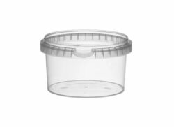 Plastbøtte rund i klar 120 ml (restsalg)