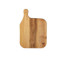 RAW Teak skærebræt m/håndtag 32x22x1,5 cm
